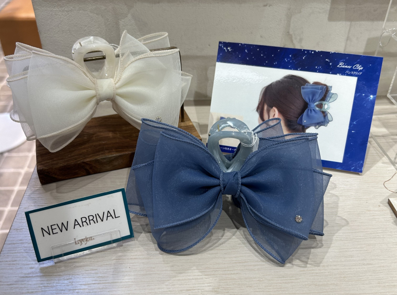 オーガンジーリボンバンスクリップ🎀