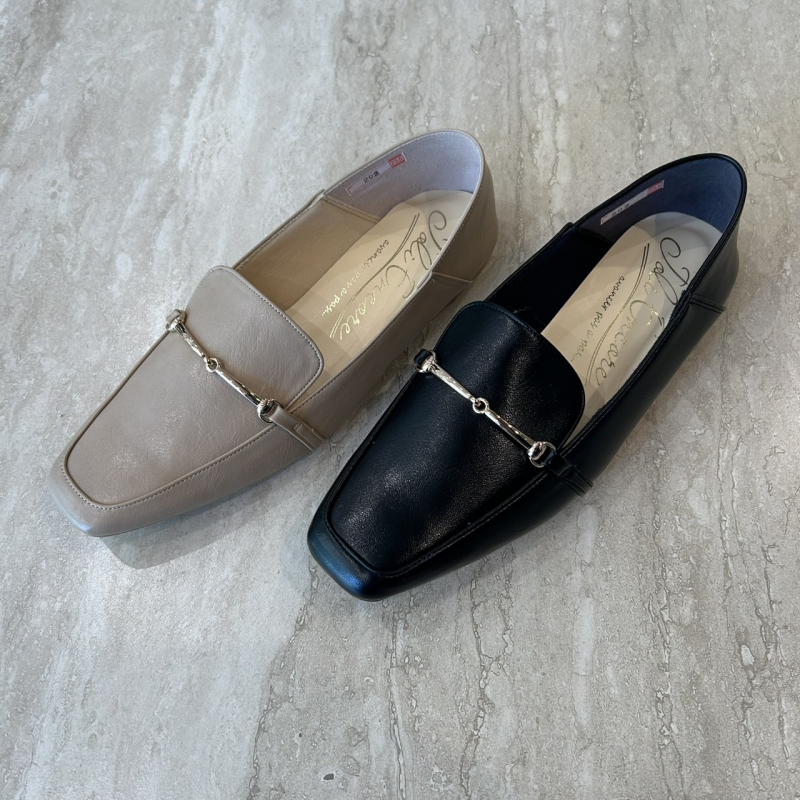 『JOLI ENCORE スクエアローファー』