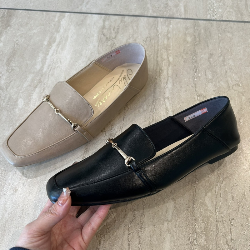 『JOLI ENCORE スクエアローファー』