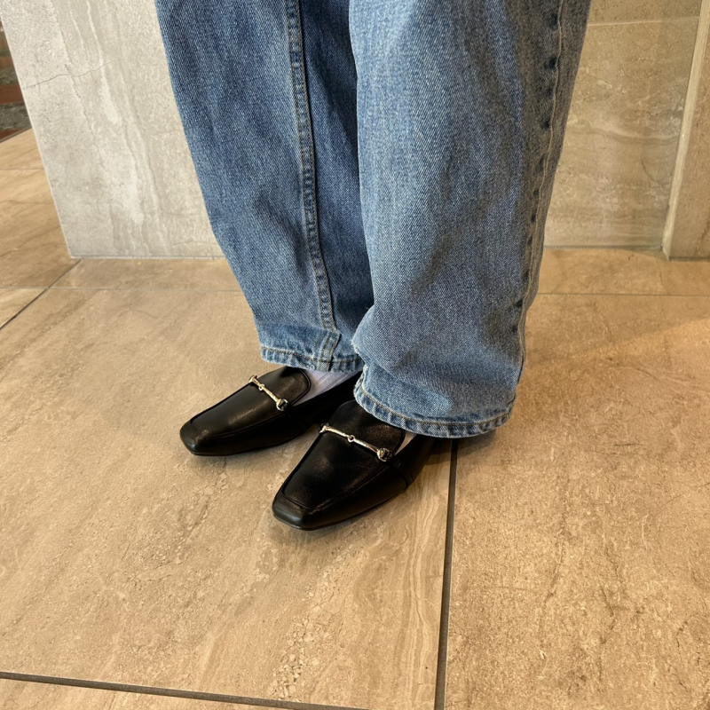 『JOLI ENCORE スクエアローファー』