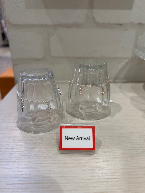 モチーフ付🤍スライドブレスレット