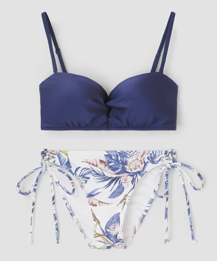 4F【San-ai Resort northerly】FUWAMARU　レイヤードノンワイヤービキニ🫧🐠