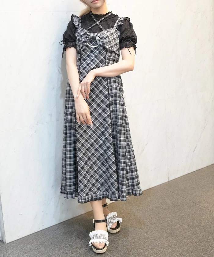 リボン🎀がカワイイワンピース♡