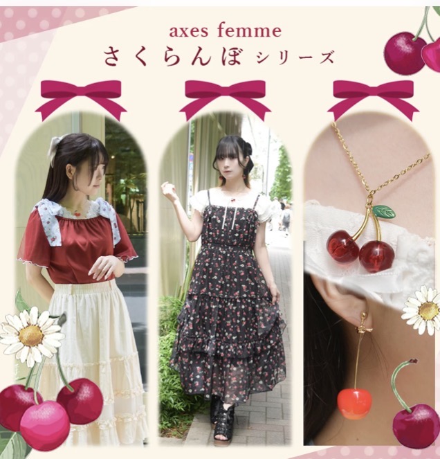 人気🍒さくらんぼトップス