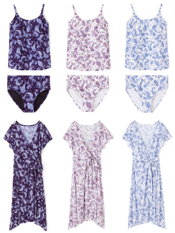 【福岡ソラリアプラザ店】リゾートにおすすめ♡スリーブドレス3点セット水着【Coral veil】